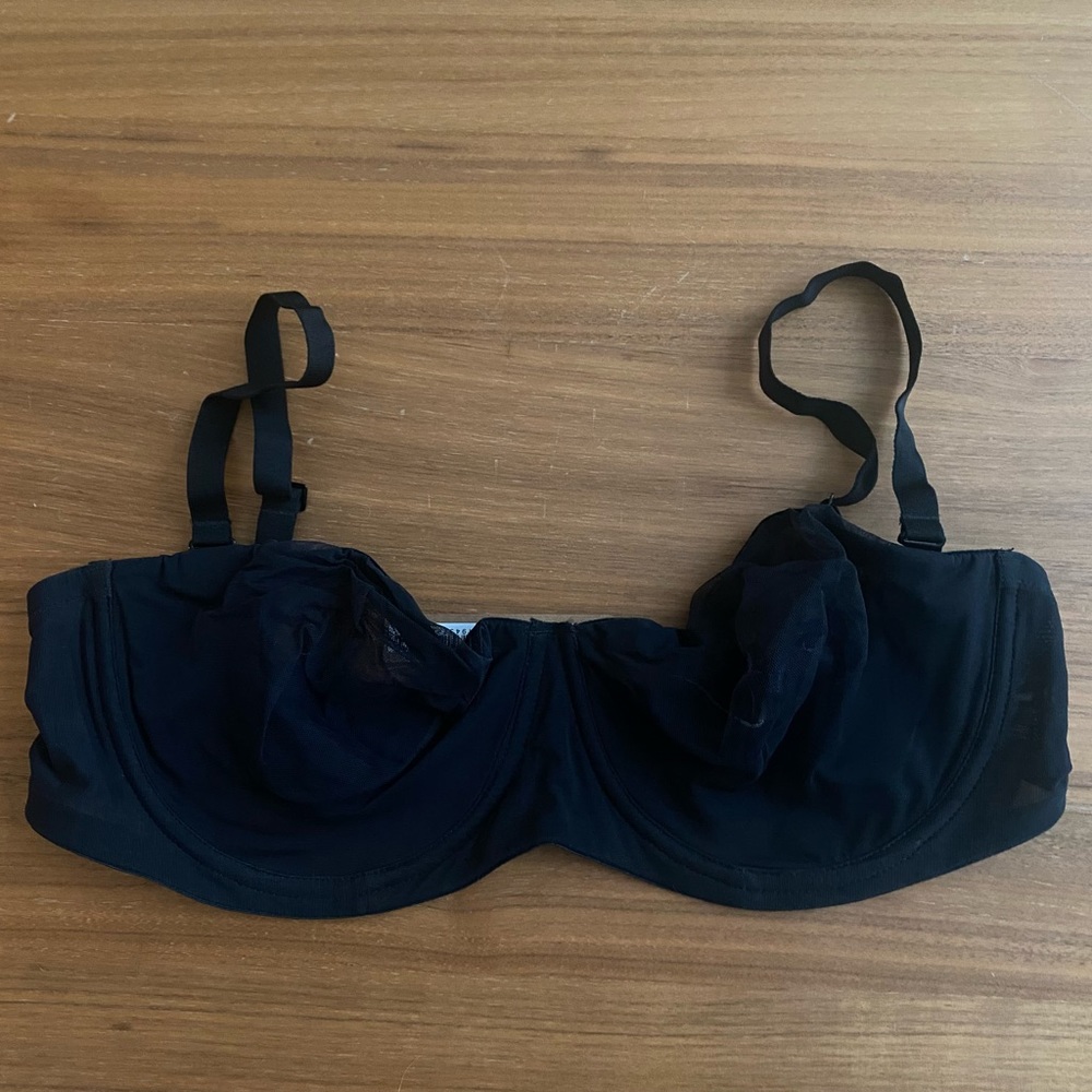 Skims Black Ultra Fine Mesh Bra (New with Tags) 🖤🖤